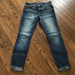 Gap Distresses Legging Jeans